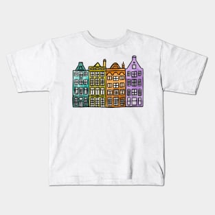 Amsterdam Row House Kids T-Shirt